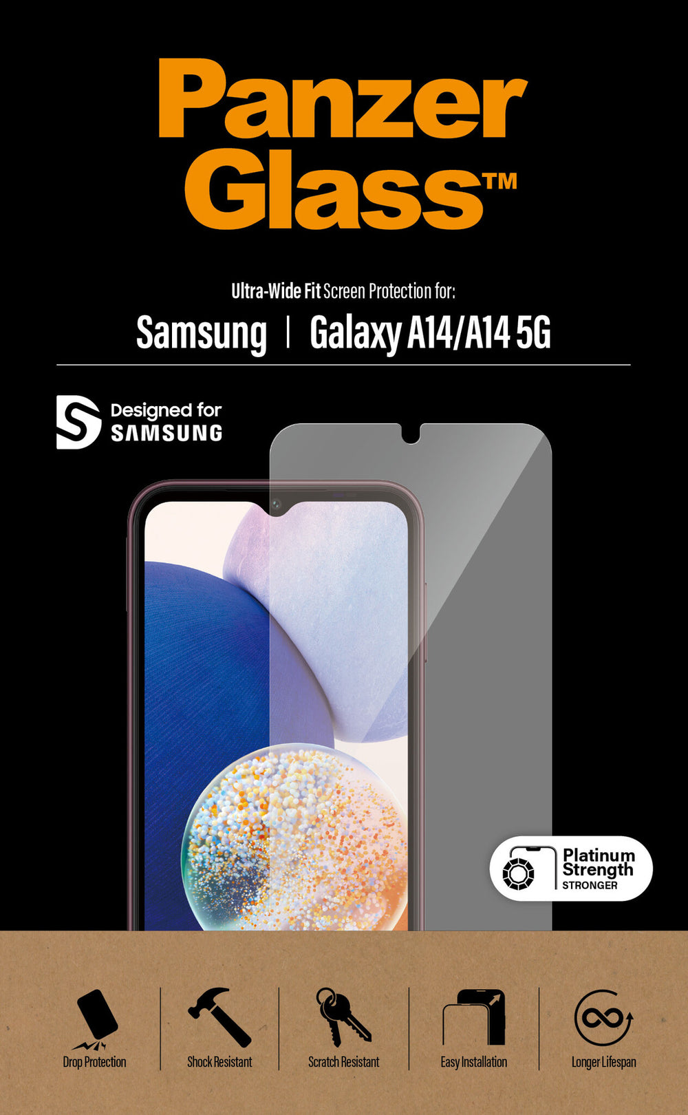 PanzerGlass Samsung Galaxy A 2023 UWF Genomskinligt skärmskydd 1 styck