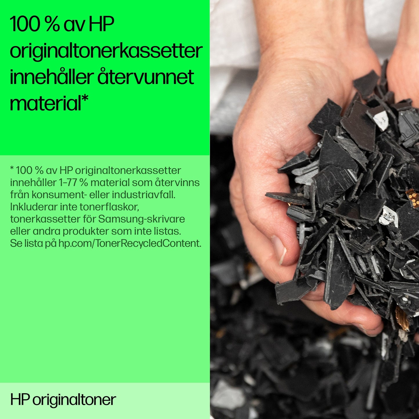 HP 415X svart original LaserJet-tonerkassett med hög kapacitet