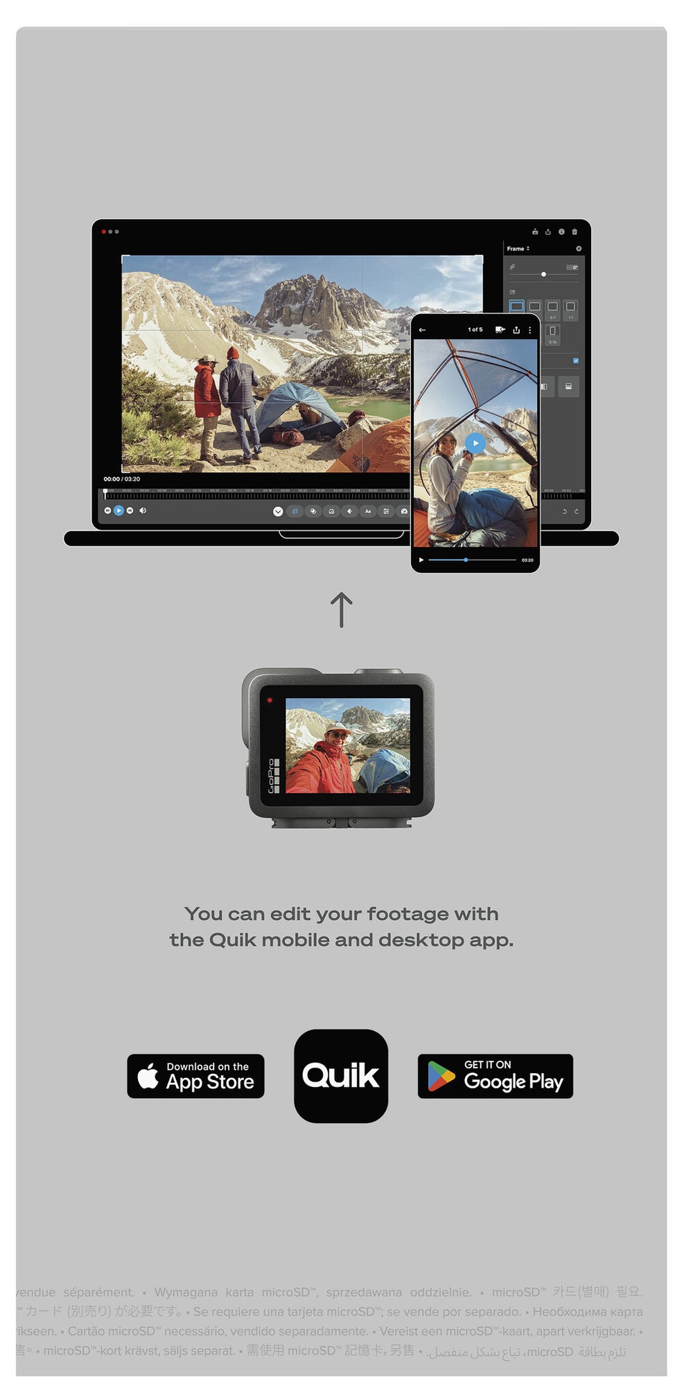 GoPro CHDHF-131-EU sportkameror 12 MP 4K Ultra HD CMOS Wi-Fi 86 g