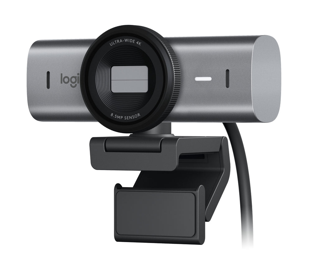 Logitech 960-001530 webbkameror 8,5 MP 4096 x 2160 pixlar USB 3.2 Gen 1 (3.1 Gen 1) Gjuten aluminium, Svart