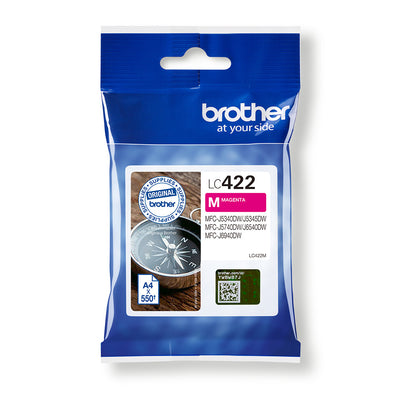 Brother LC422M bläckpatroner 1 styck Original Magenta