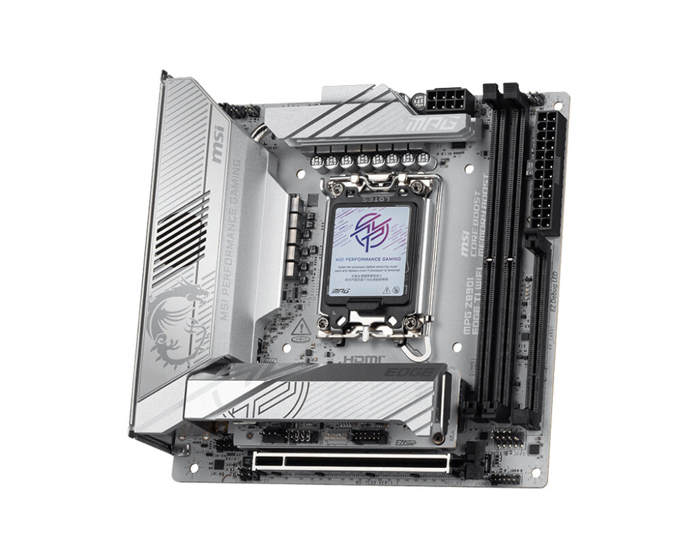 MSI MPG Z890I EDGE TI WIFI moderkort Intel Z890 LGA 1851 (Socket V1) Mini-ITX