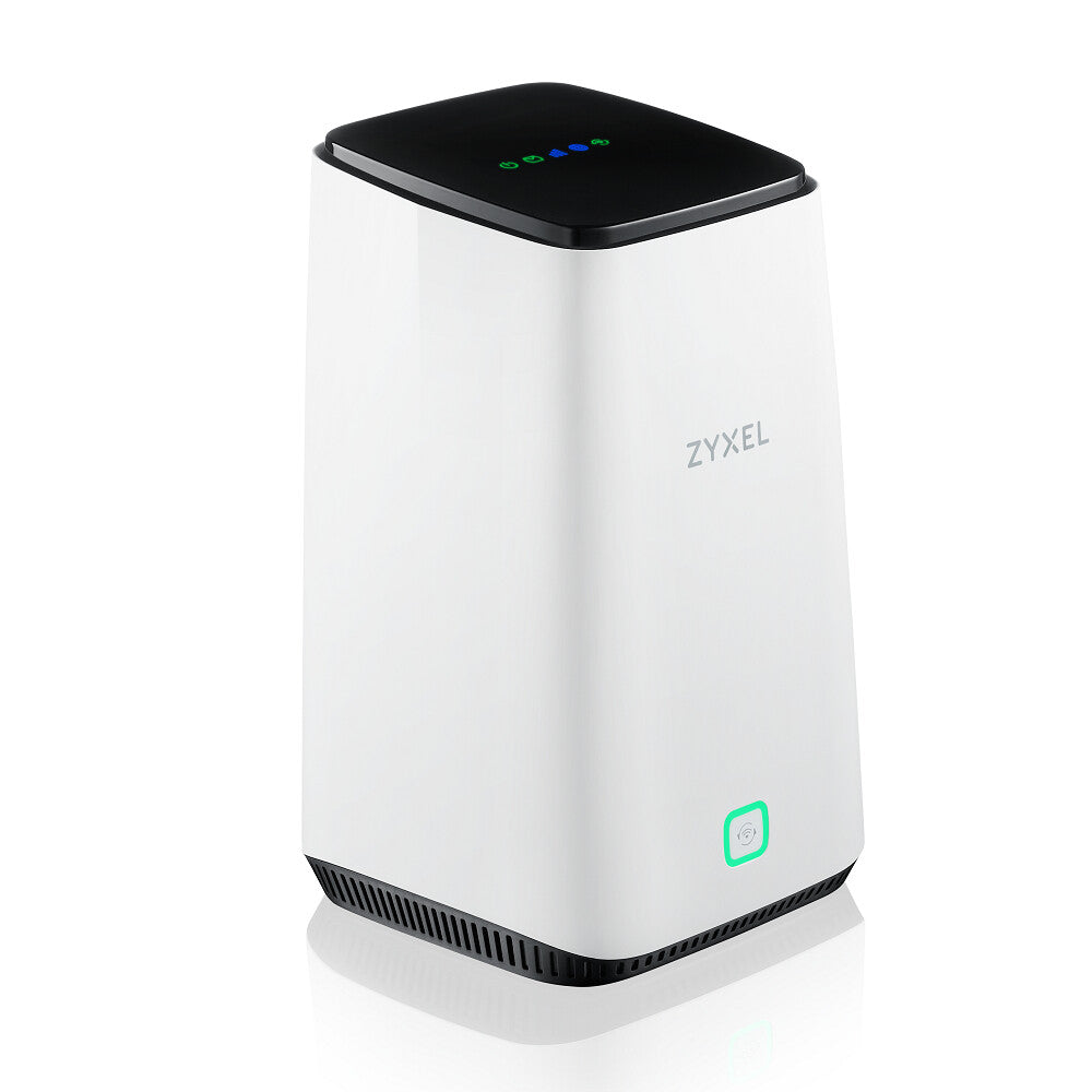 Zyxel FWA510 trådlös router Multi-Gigabit Ethernet Tri-band (2,4 GHz / 5 GHz / 5 GHz) 5G Svart, Vit