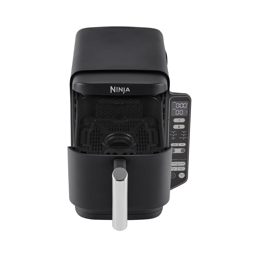 Ninja SL300EU fritös Dubbel 7,6 l Fristående 2470 W Varmluftsfritös Svart