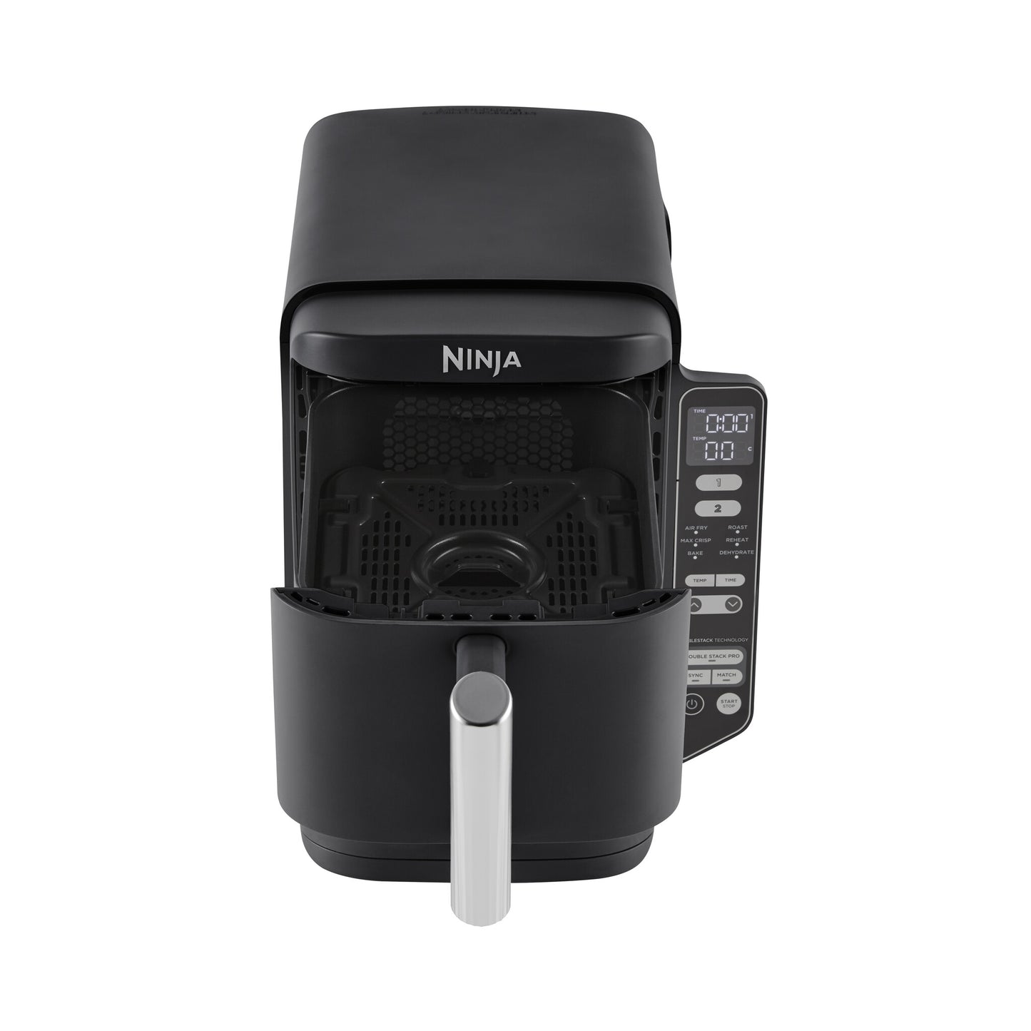 Ninja SL300EU fritös Dubbel 7,6 l Fristående 2470 W Varmluftsfritös Svart