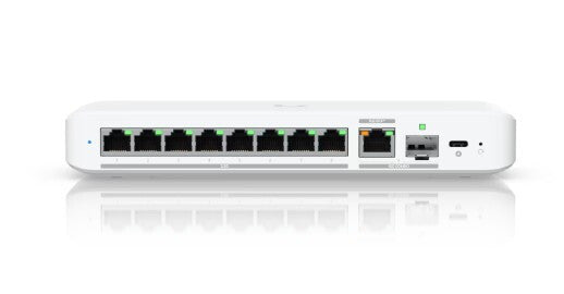 Ubiquiti UniFi Flex 2.5G hanterad L2 2.5G Ethernet (100/1000/2500) Strömförsörjning via Ethernet (PoE) stöd Bords-/väggmontering Vit