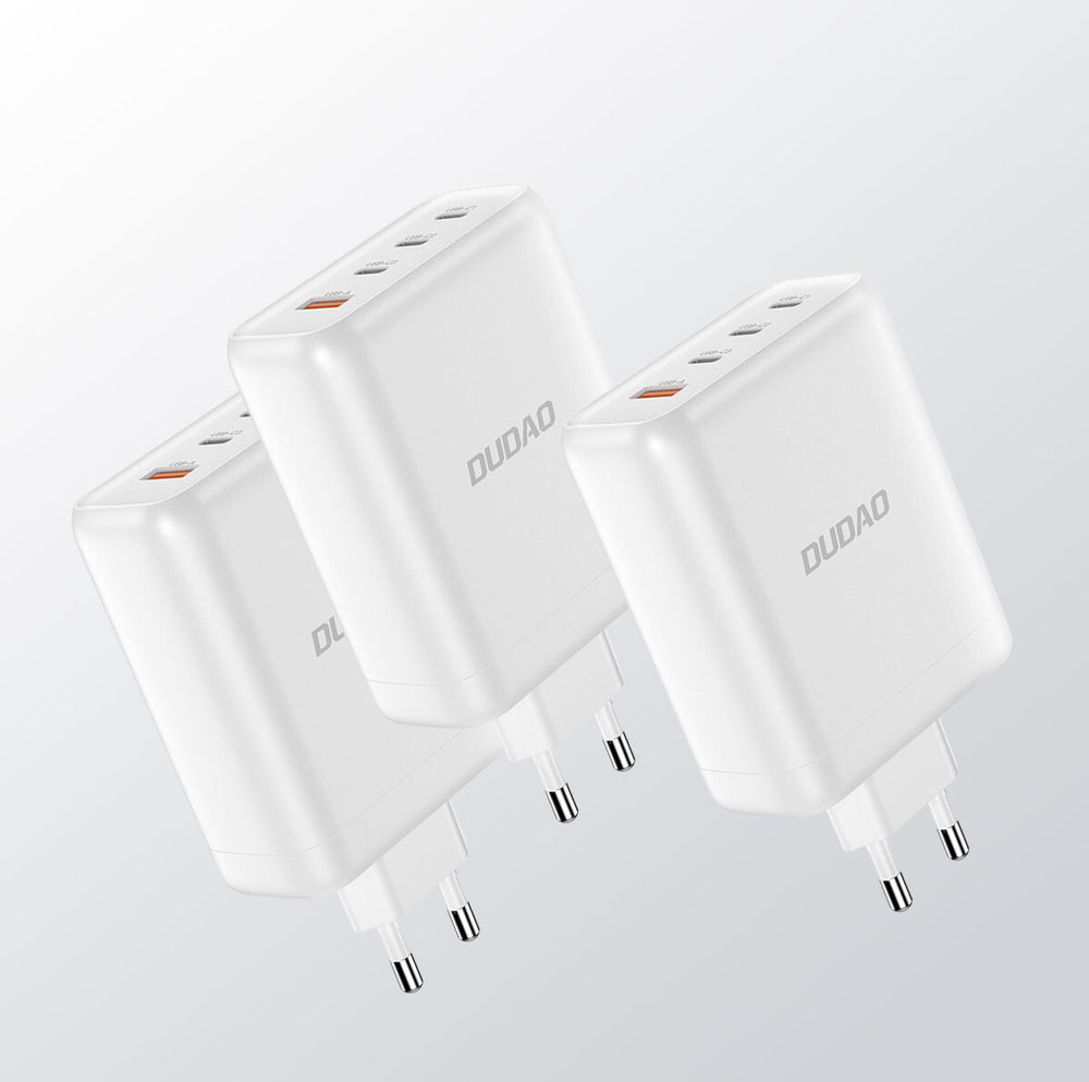DUDAO A140 140W GaN Adapter Universal Vit AC Snabb laddning inomhus
