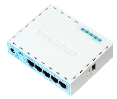 Mikrotik RB750GR3 kabelansluten router Gigabit Ethernet Turkos, Vit