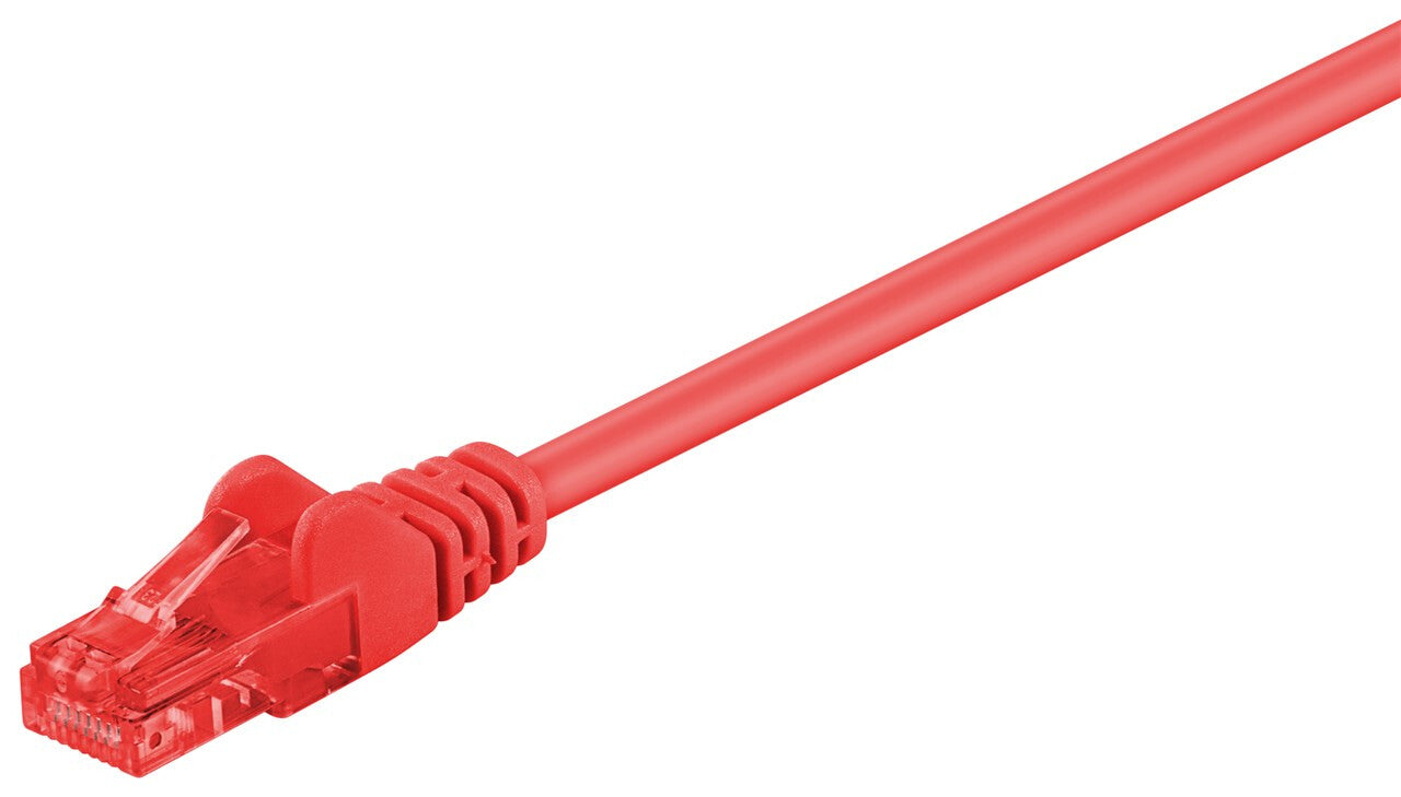 Goobay 95595 nätverkskablar Röd 1,5 m Cat6 U/UTP (UTP)