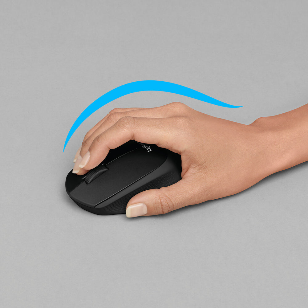 Logitech B330 Silent Plus datormöss Kontor högerhand RF Trådlös Optisk 1000 DPI