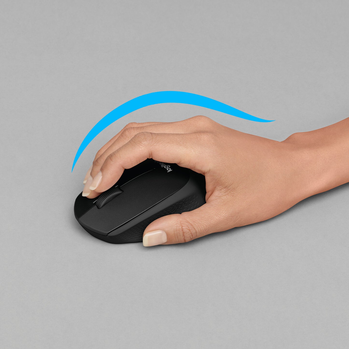 Logitech B330 Silent Plus datormöss Kontor högerhand RF Trådlös Optisk 1000 DPI