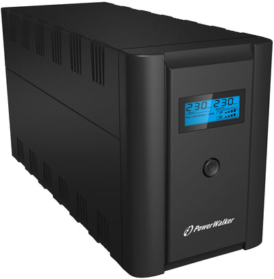 PowerWalker VI 2200 SHL Schuko strömskydd (UPS) Linjeinteraktiv 2,2 kVA 1200 W 4 AC-utgångar