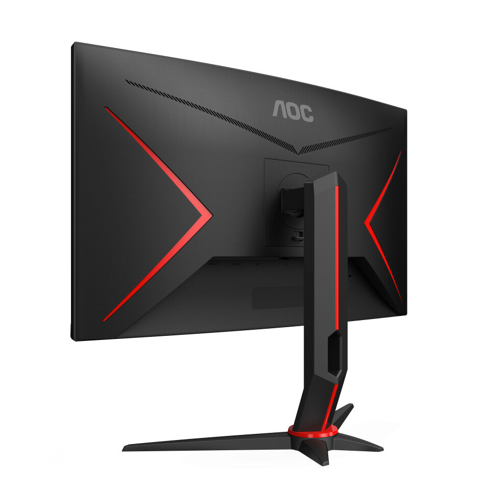 AOC CQ27G2S/BK platta pc-skärmar 68,6 cm (27") 2560 x 1440 pixlar Quad HD Svart, Röd