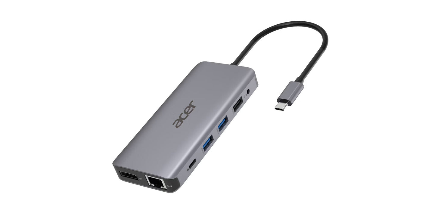 Acer 12-in-1 Type-C Dongle Kabel USB 3.2 Gen 1 (3.1 Gen 1) Type-C Silver