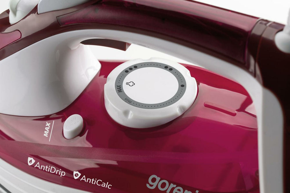 Gorenje SIH3000RBC strykjärn Ångstrykjärn Keramisk stryksula 3000 W Röd