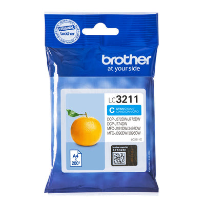 Brother LC3211C bläckpatroner 1 styck Original Cyan
