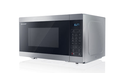 Sharp Home Appliances YC-MG81E-S mikrovågsugn Svart, Grå Grillmikrovågsugn Bänkdiskmaskin 28 l 900 W
