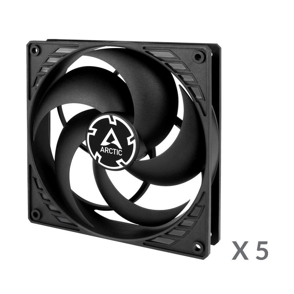 ARCTIC P14 PWM PST Value Pack Datorväska Fan 14 cm Svart 5 styck