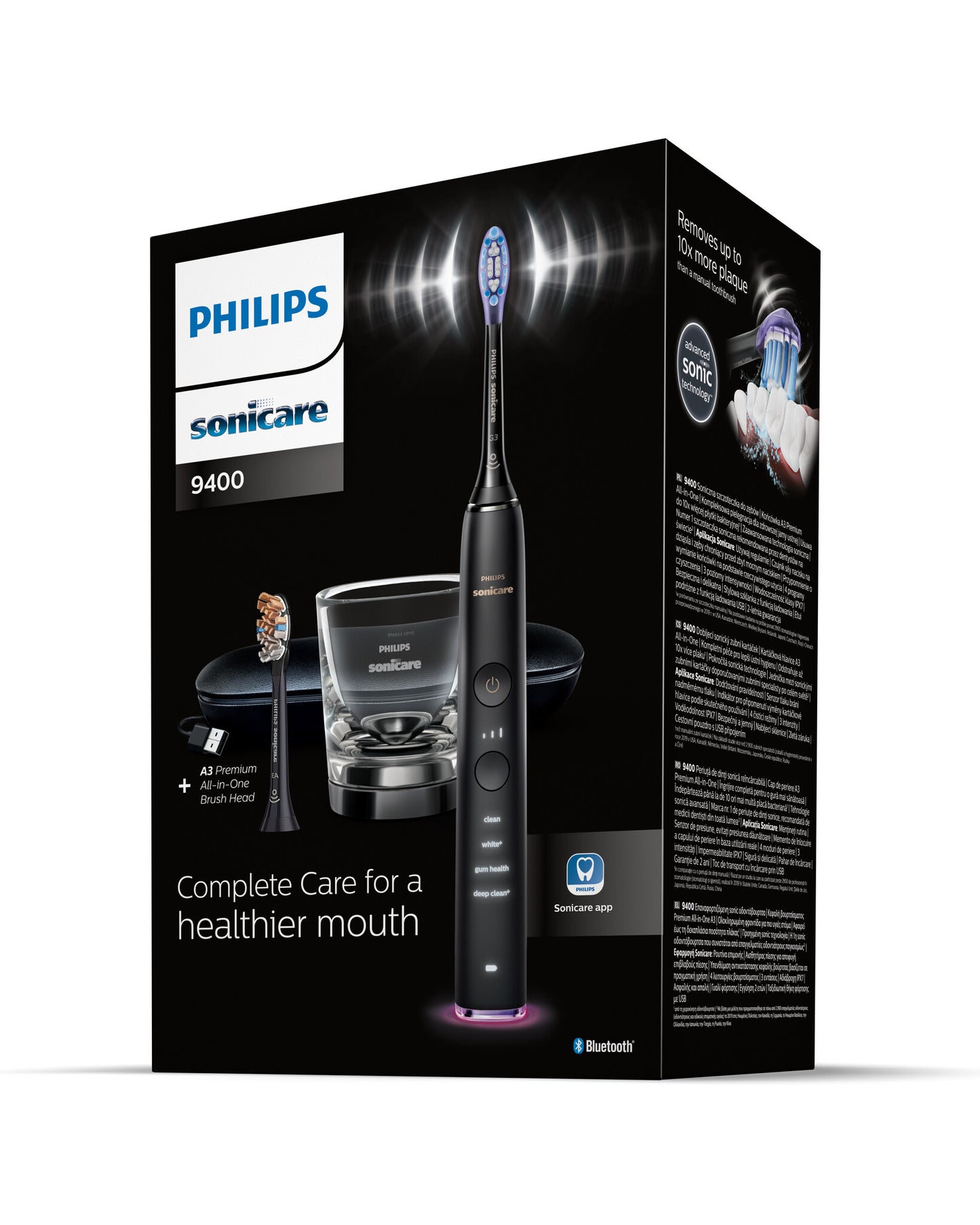 Philips DiamondClean Smart 9400 HX9917/89 Sonisk eltandborste med app