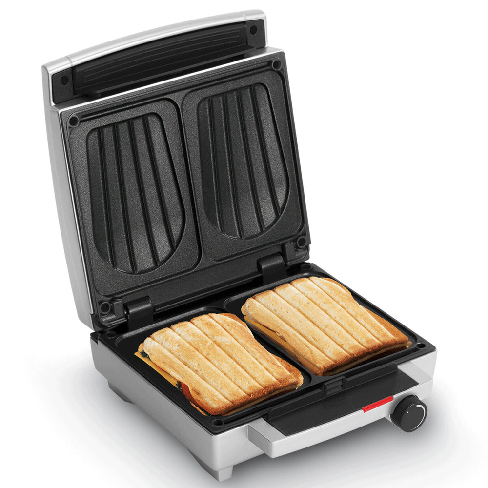Fritel SW 1450 smörgåsgrill 1400 W Krom, Metallisk, Silver