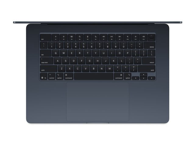 Apple MacBook Air 15,3” M4 (10-kärnig) 24GB/512GB – Midnatt (MC6L4KS/A)