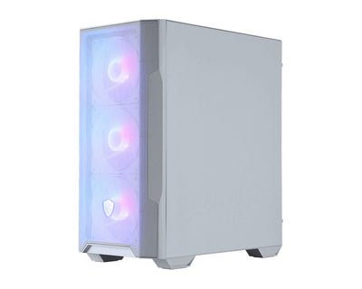 MSI MAG FORGE M100R Midi Tower Transparent, Vit