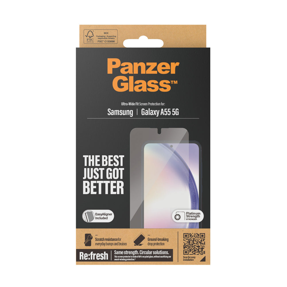 PanzerGlass Re Fresh Samsung New A54 5G UWF Genomskinligt skärmskydd 1 styck