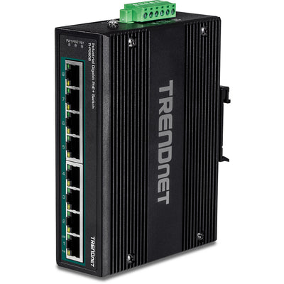 Trendnet TI-PG80B nätverksswitchar Gigabit Ethernet (10/100/1000) Strömförsörjning via Ethernet (PoE) stöd Svart