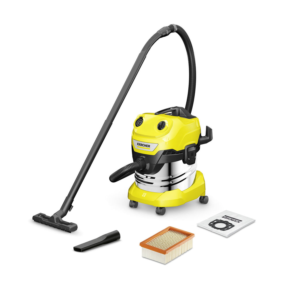 Kärcher WD 4 S V-20/5/22 20 l Trummdammsugare Torr&våt 1000 W Utan påse