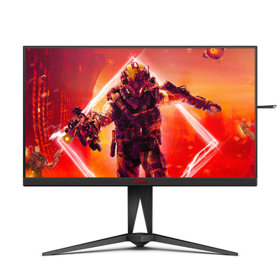 AOC AGON 5 AG275QZN/EU platta pc-skärmar 68,6 cm (27") 2560 x 1440 pixlar Quad HD Svart, Röd