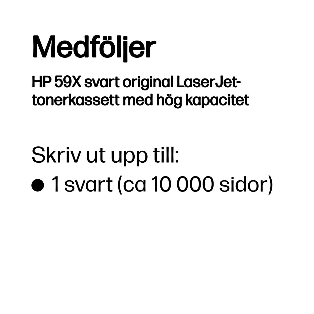 HP 59X svart original LaserJet-tonerkassett med hög kapacitet