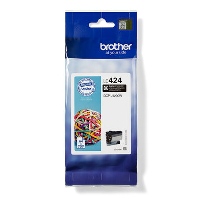 Brother LC424BK bläckpatroner 1 styck Original Svart