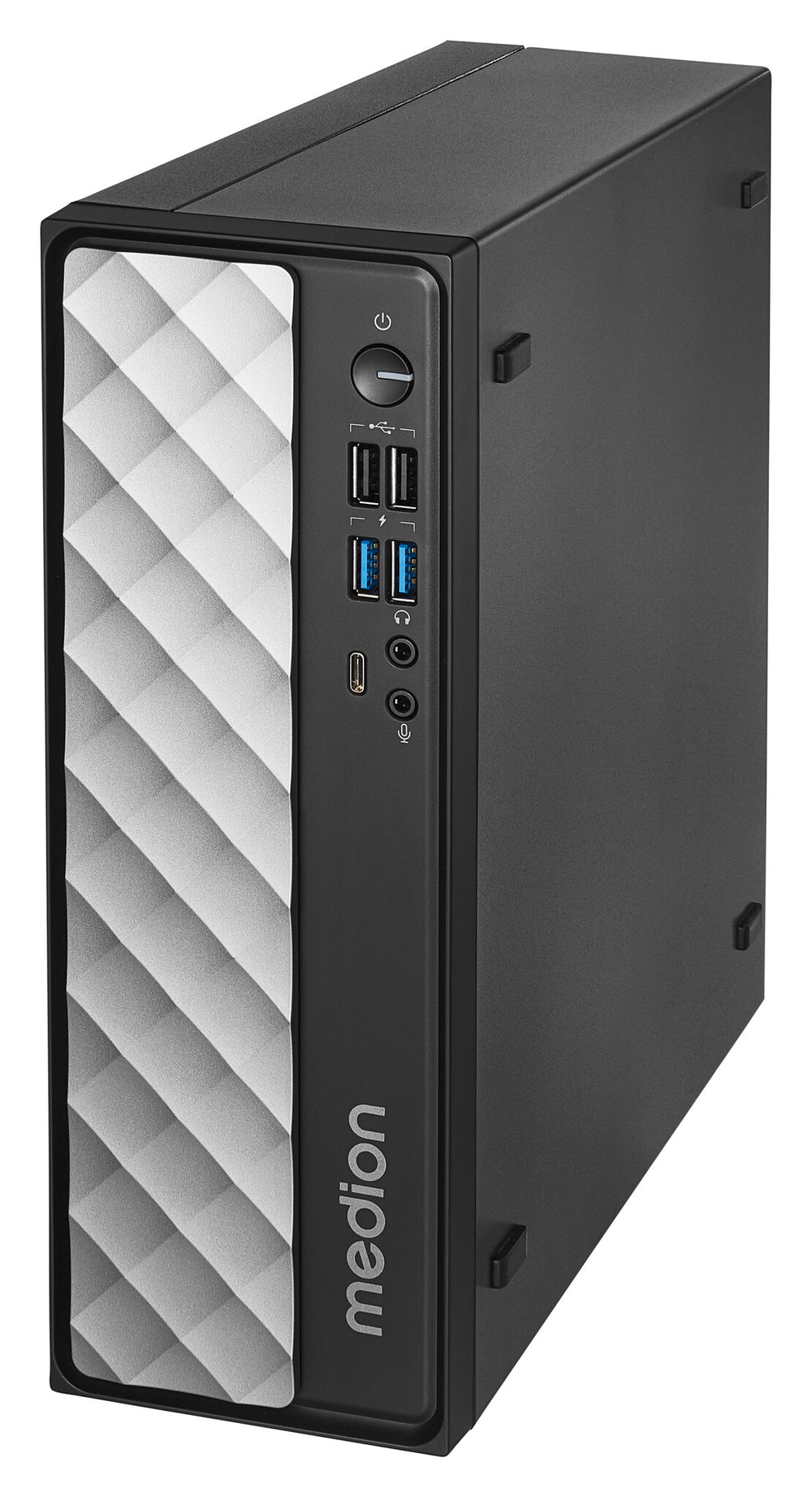 MEDION AKOYA T80 Intel® Core™ i5 i5-12450H 8 GB DDR4-SDRAM 512 GB SSD Windows 11 Home Mini PC Mini-PC Svart