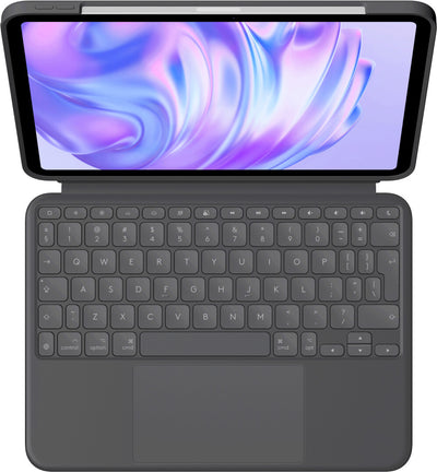 Logitech Combo Touch QWERTY Amerikanskt internationellt Smart Connector grafit