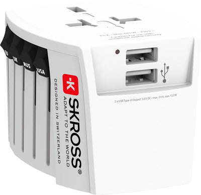 Skross 61664 mobilladdare Vit