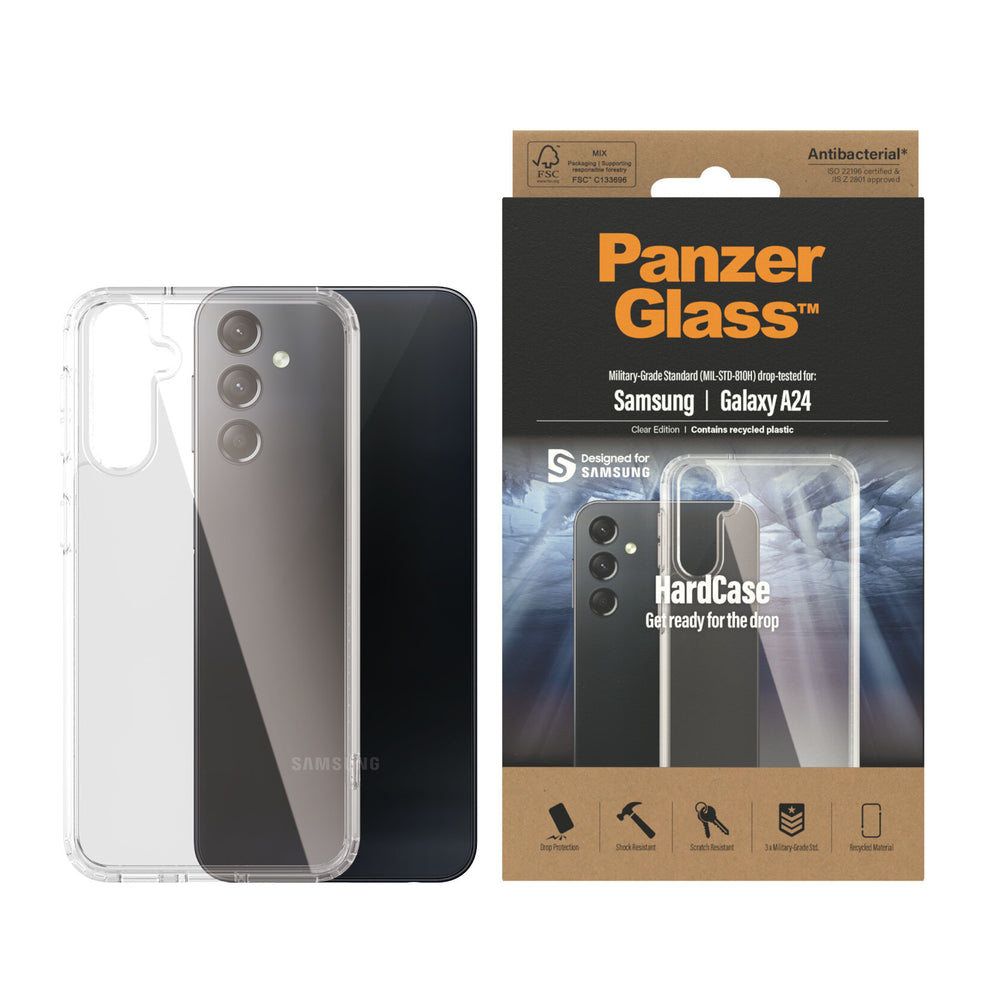 PanzerGlass Samsung Galaxy A24 HardCase - (443) mobiltelefonfodral Omslag Transparent