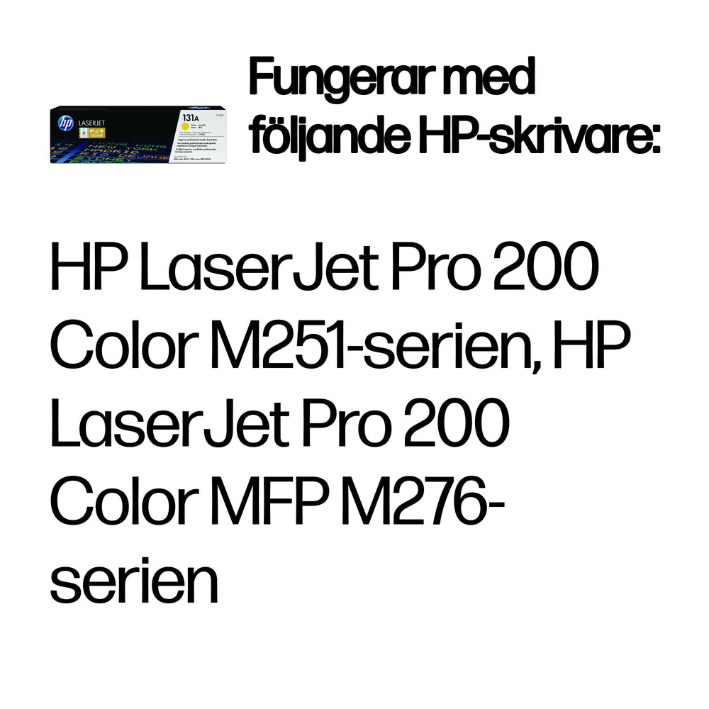 HP 131A gul LaserJet-tonerkassett, original