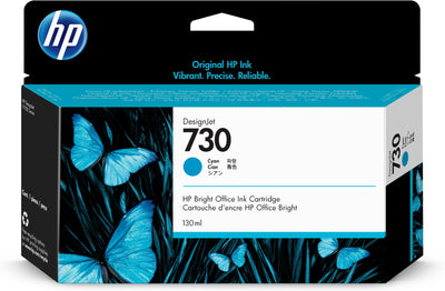 HP 730 130 ml cyan DesignJet-bläckpatron