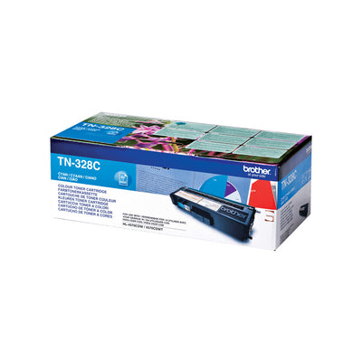 Brother TN-328C Tonerkassett 1 styck Original Cyan