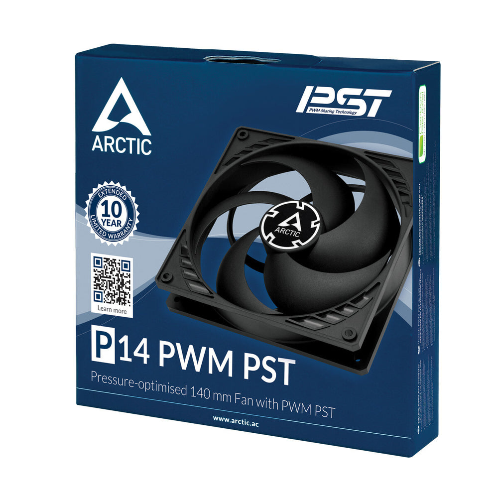 ARCTIC P14 PWM PST Datorväska Fan 14 cm Svart