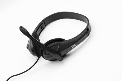 Havit H2105D Wired Headphone, black Headset Kabel Huvudband Kontor/callcenter Svart