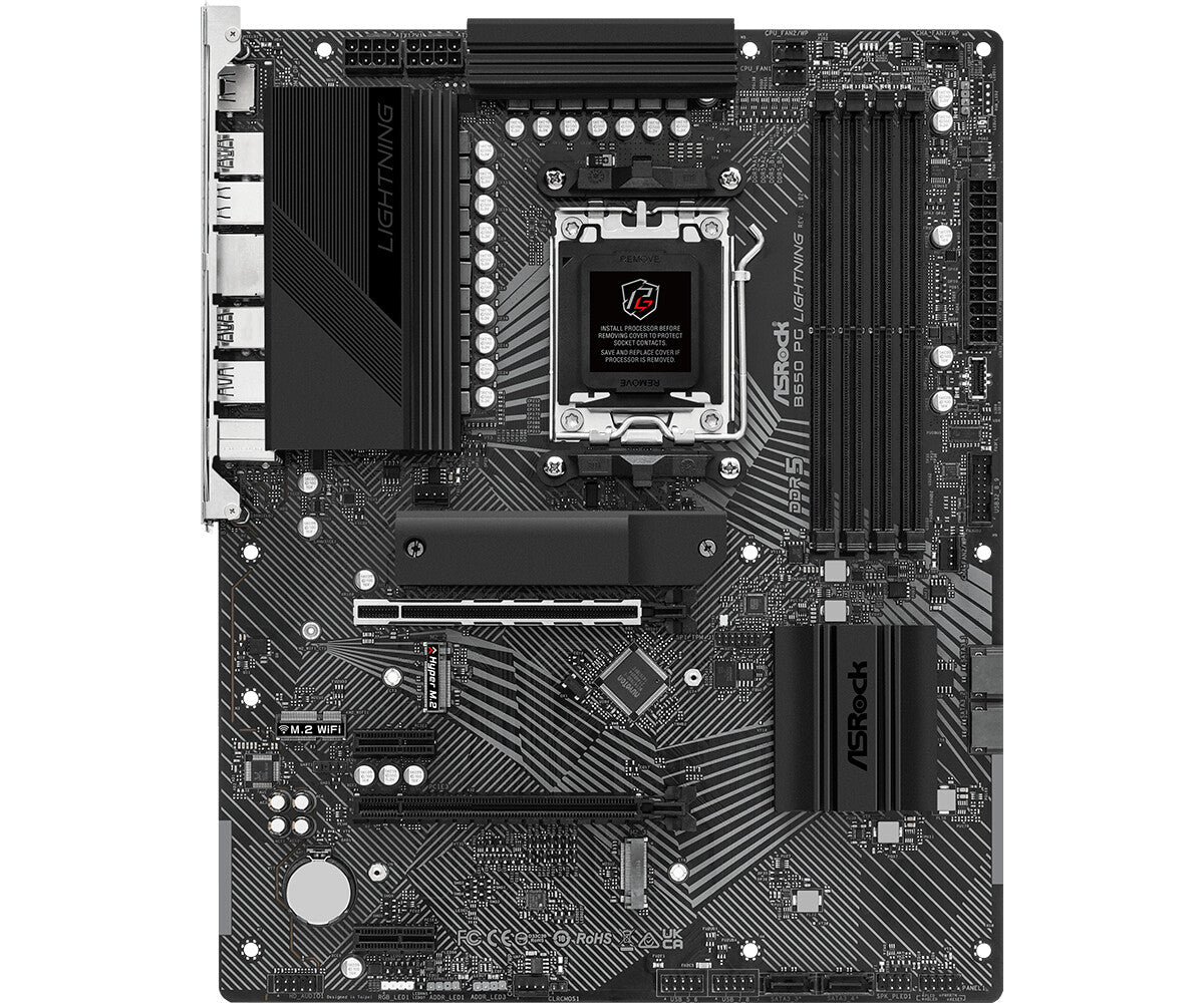 Asrock B650 PG Lightning AMD B650 AM5-sockel ATX