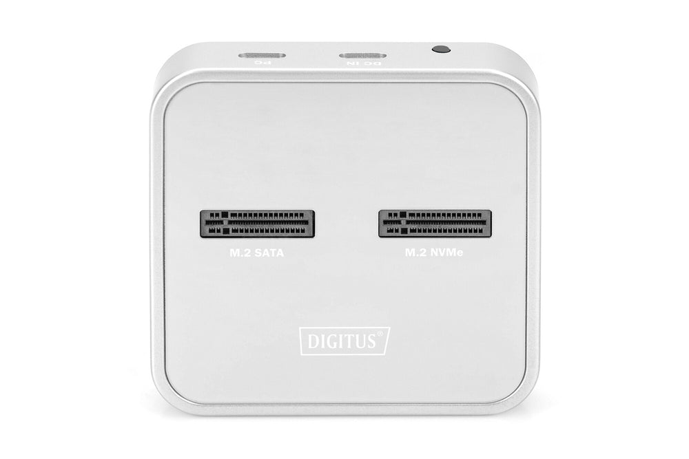 Digitus DA-71546 dockningsstationer för bärbara datorer Kabel USB 3.2 Gen 2 (3.1 Gen 2) Type-C Silver