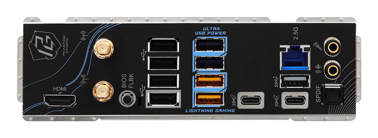 Asrock Phantom Gaming B850 Riptide WiFi AMD B850 AM5-sockel ATX