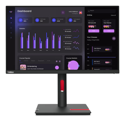 Lenovo ThinkVision T24i-30 LED display 60,5 cm (23.8") 1920 x 1080 pixlar Full HD Svart
