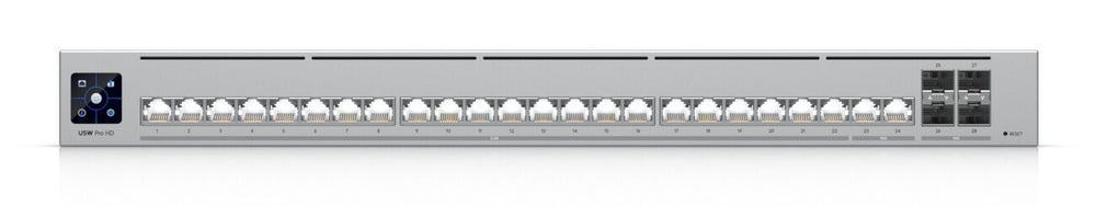 Ubiquiti UniFi Pro HD 24 hanterad L2/L3 2.5G Ethernet (100/1000/2500) 1U Grå