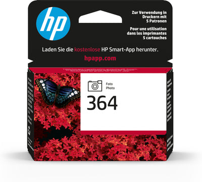 HP 364 Photo Original Ink Cartridge bläckpatroner 1 styck Standardavkastning Fotosvart