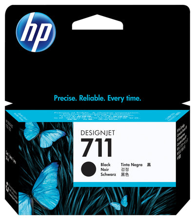HP 711 38 ml DesignJet-bläckpatron, svart