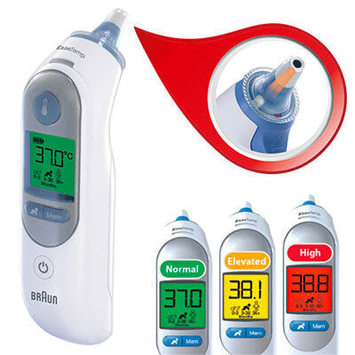 Braun ThermoScan 7 Fjärravkänning Vit Öra