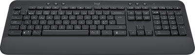 Logitech Signature K650 tangentbord Kontor Bluetooth QWERTY Dansk, Finsk, Nordic, Svensk grafit